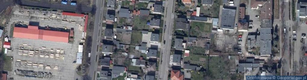 Zdjęcie satelitarne Dąbrowskiego ul.