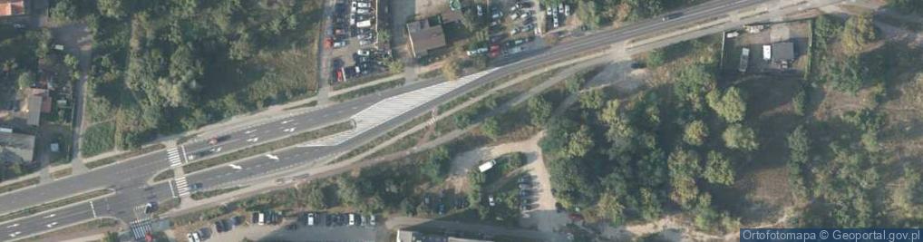 Zdjęcie satelitarne Dąbska ul.