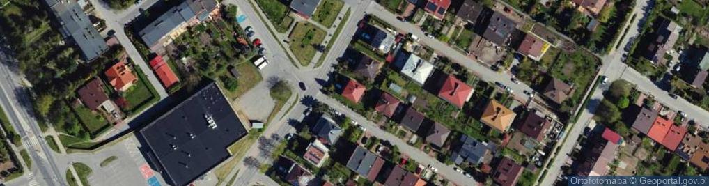 Zdjęcie satelitarne Dąbrówki ul.