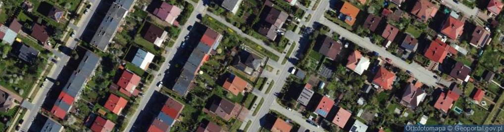 Zdjęcie satelitarne Dąbrówki ul.
