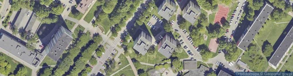Zdjęcie satelitarne Darwina Karola ul.