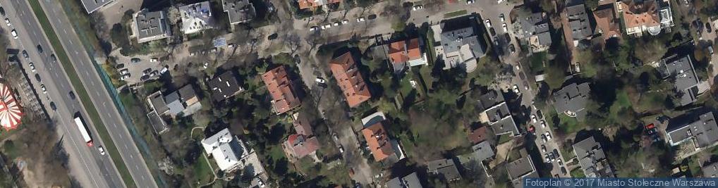 Zdjęcie satelitarne Dąbrowiecka ul.