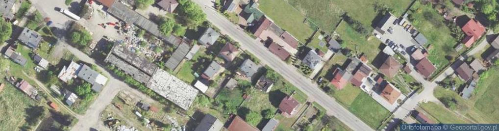 Zdjęcie satelitarne Dąbrowska ul.