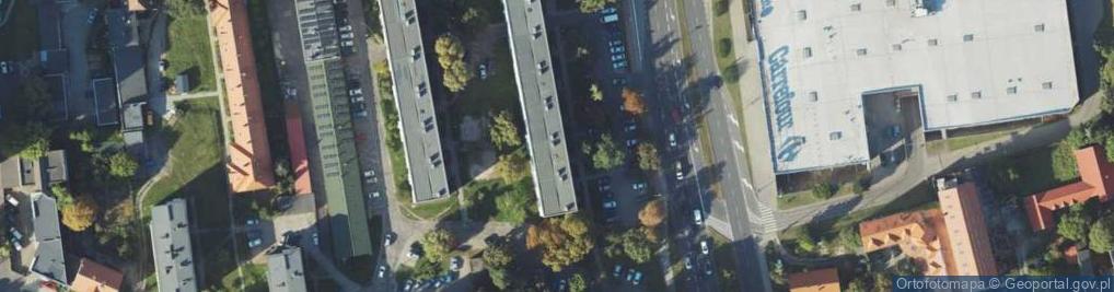 Zdjęcie satelitarne Dąbrówki ul.