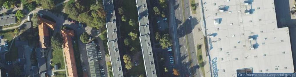 Zdjęcie satelitarne Dąbrówki ul.