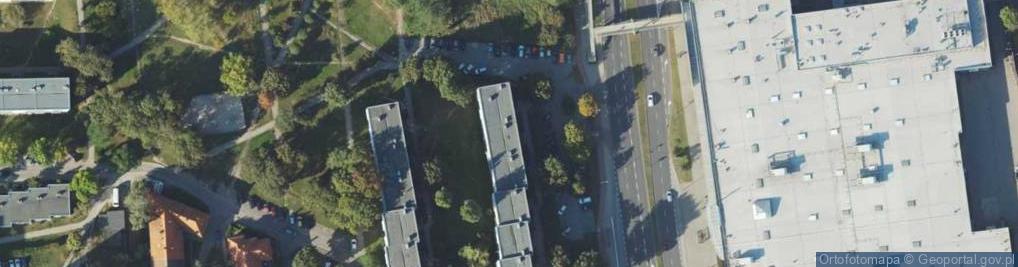 Zdjęcie satelitarne Dąbrówki ul.