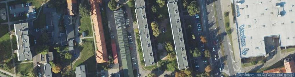 Zdjęcie satelitarne Dąbrówki ul.