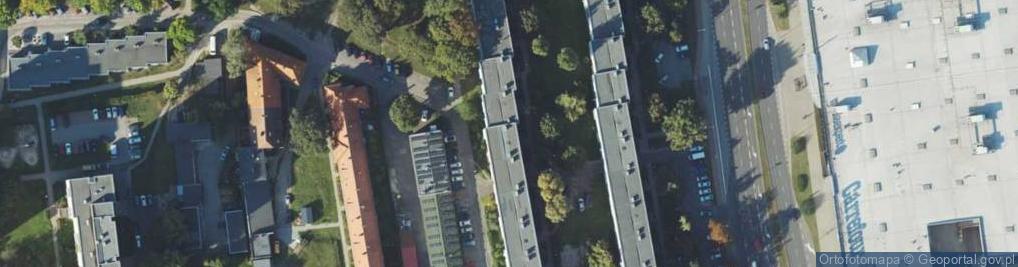 Zdjęcie satelitarne Dąbrówki ul.