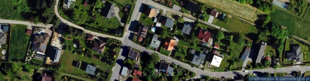 Zdjęcie satelitarne Dębowa ul.