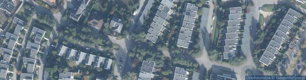 Zdjęcie satelitarne Dębowa ul.