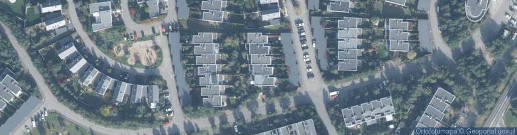 Zdjęcie satelitarne Dębowa ul.