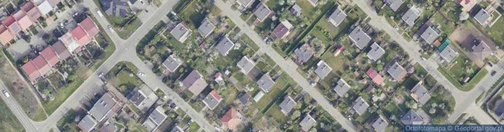 Zdjęcie satelitarne Dębowa ul.