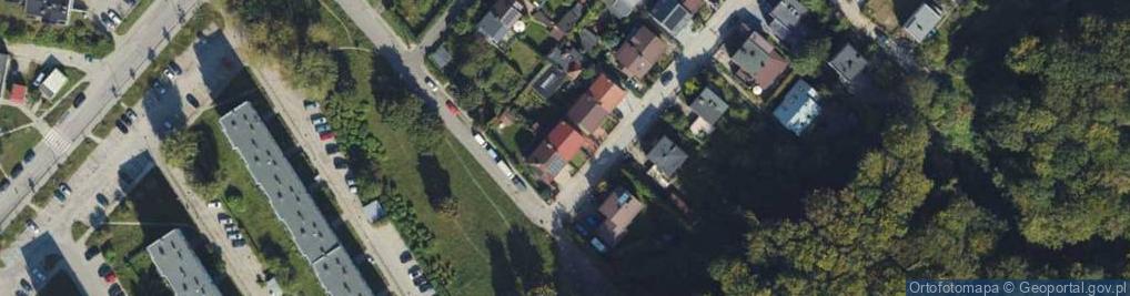 Zdjęcie satelitarne Dębowa ul.