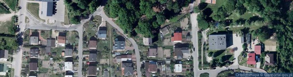 Zdjęcie satelitarne Dębowa ul.