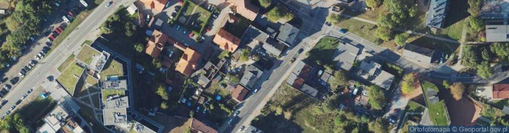 Zdjęcie satelitarne Dębowa ul.