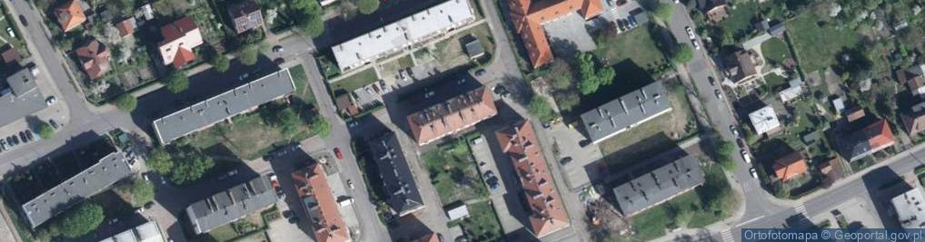 Zdjęcie satelitarne Dębowa ul.