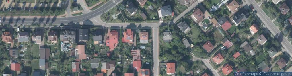 Zdjęcie satelitarne Dębowa ul.