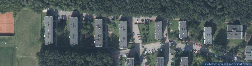 Zdjęcie satelitarne Dekutowskiego-Zapory Hieronima, mjr. ul.