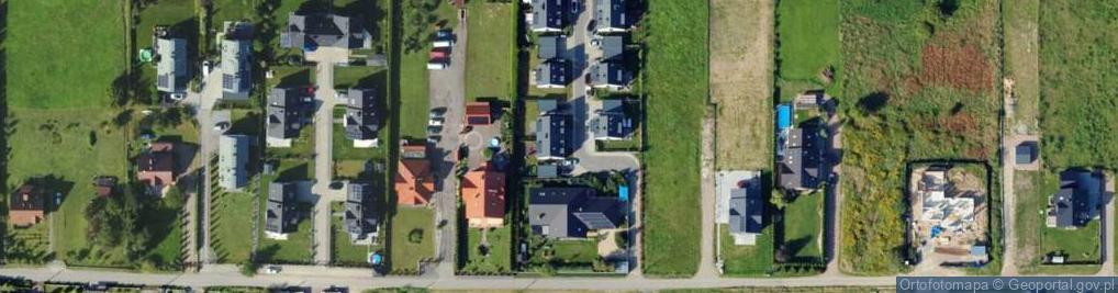 Zdjęcie satelitarne Dębowe Zacisze ul.