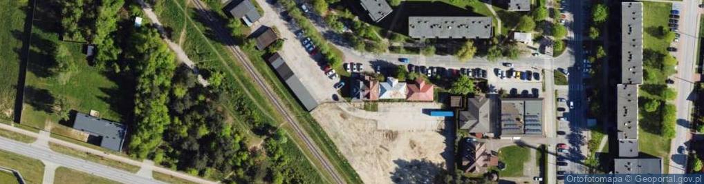 Zdjęcie satelitarne Dębowa ul.