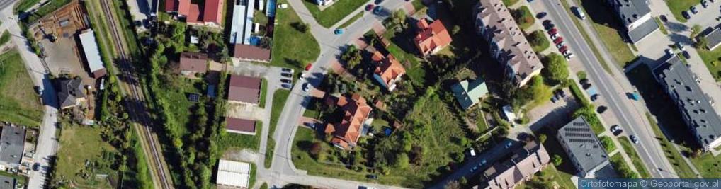 Zdjęcie satelitarne Dębowa ul.