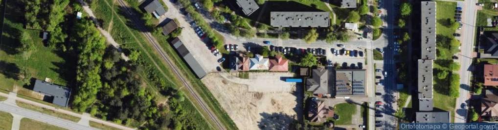 Zdjęcie satelitarne Dębowa ul.