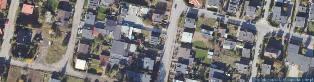 Zdjęcie satelitarne Dębowa ul.