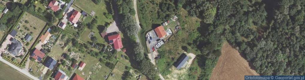 Zdjęcie satelitarne Dębowa ul.