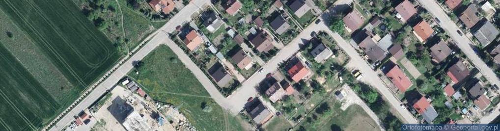 Zdjęcie satelitarne Dębowa ul.