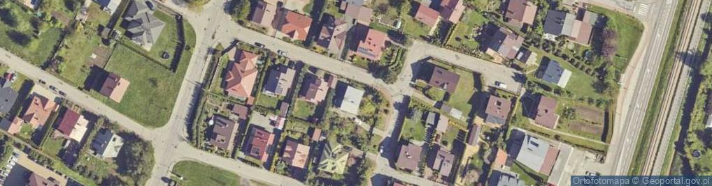 Zdjęcie satelitarne Dębowa ul.