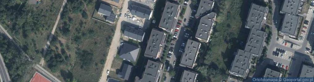 Zdjęcie satelitarne Dębowa ul.