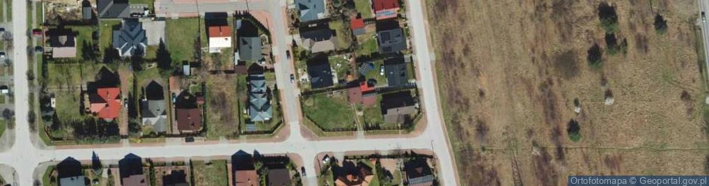 Zdjęcie satelitarne Dębowa ul.