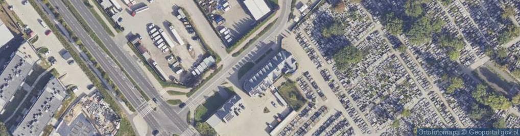 Zdjęcie satelitarne Dębowa ul.