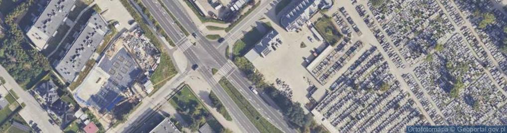 Zdjęcie satelitarne Dębowa ul.