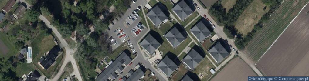 Zdjęcie satelitarne Dębowa ul.