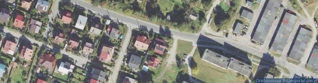 Zdjęcie satelitarne Dębowa ul.