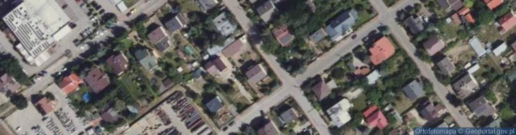 Zdjęcie satelitarne Dębowa ul.