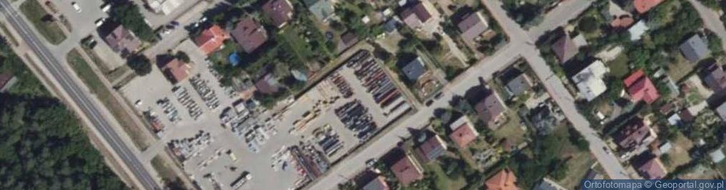 Zdjęcie satelitarne Dębowa ul.