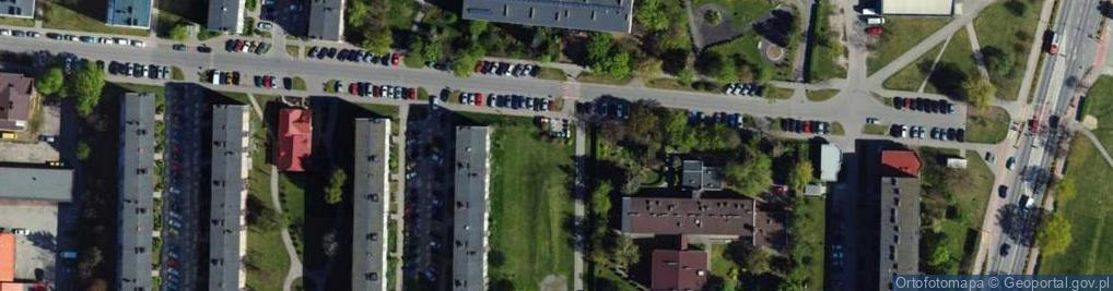 Zdjęcie satelitarne Dekutowskiego-Zapory Hieronima, mjr. ul.