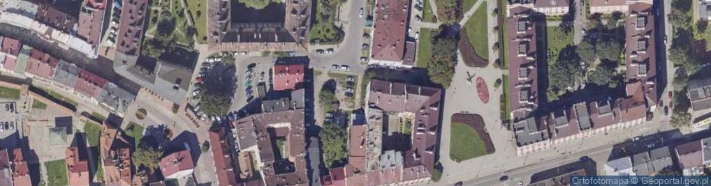 Zdjęcie satelitarne Dębowa ul.