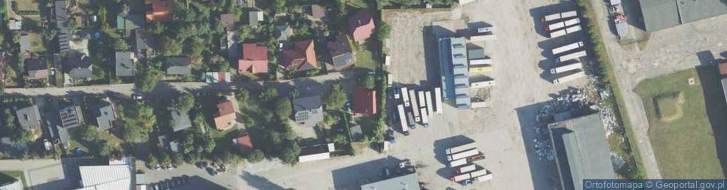 Zdjęcie satelitarne Dębowa ul.
