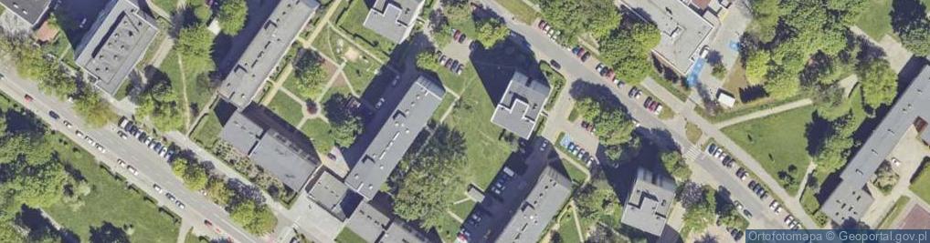 Zdjęcie satelitarne Dębowa ul.