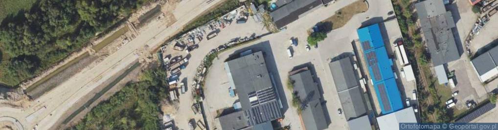 Zdjęcie satelitarne Dębowa ul.