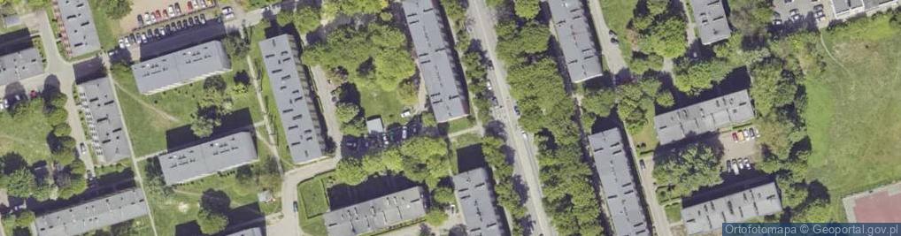 Zdjęcie satelitarne de Gaulle'a Charlesa, gen. ul.