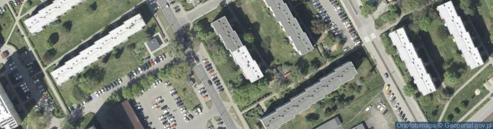 Zdjęcie satelitarne de Girarda Filipa ul.
