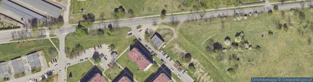 Zdjęcie satelitarne Długa ul.