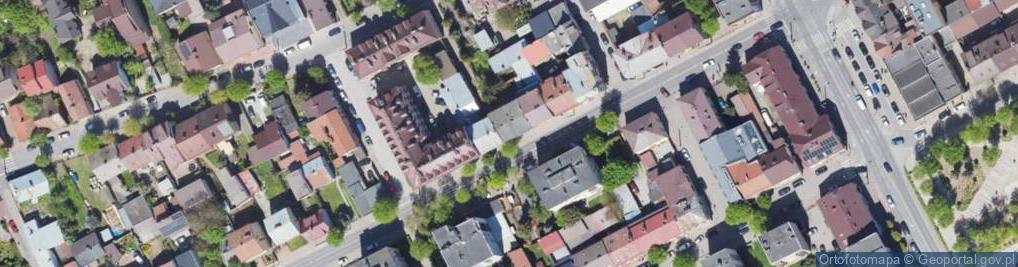 Zdjęcie satelitarne Długa ul.