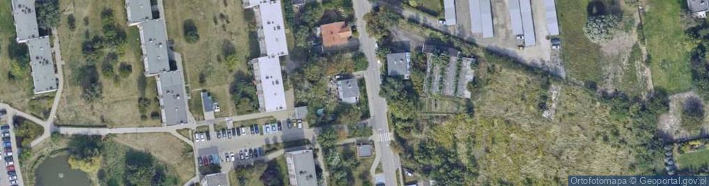 Zdjęcie satelitarne Długa ul.