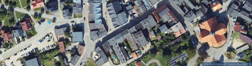 Zdjęcie satelitarne Długa ul.