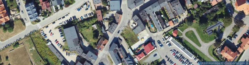 Zdjęcie satelitarne Długa ul.